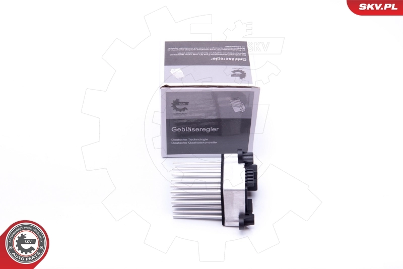 Resistor, interior blower